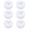 Tabanzhe Cable Cord Grommet-6PCS 25mm Flexible White Rubber Desk Hole