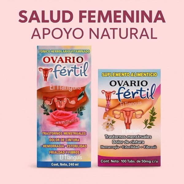 Ovaricon Mujer Sana B12 Antioxidant Tonic Dietary Supplement – Liquid