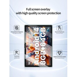 Screen Protector for TPZ t10b Android 14 Tablet - 2024 Newest 10 inch,Anti-Scratch 9H Hardness Touch Sensitive 2.5D Rounded Edges Bubble Free Easy to Install,2 Pack.