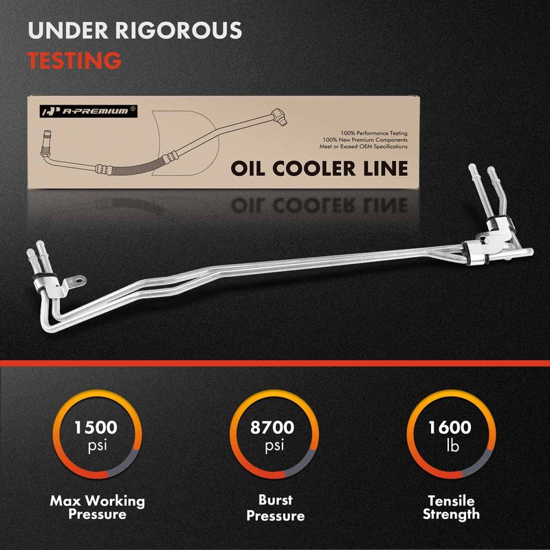 A-Premium Inlet and Outlet Automatic Transmission Oil Cooler Line Hose