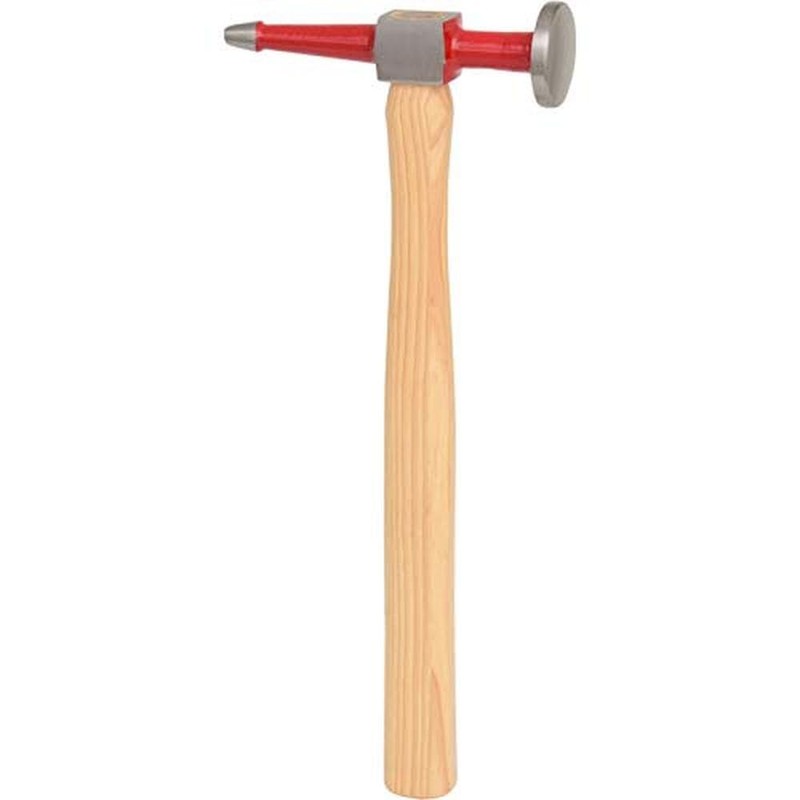 KS Tools 140.2137 Panel beaters pick hammer straight head, round/pointed,