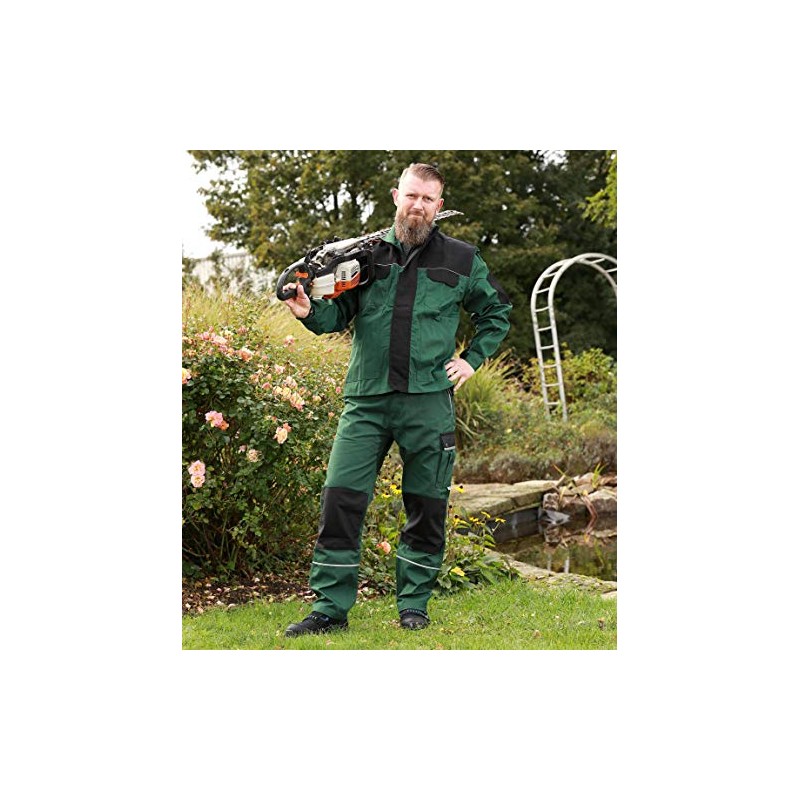 TMG® Mens Lightweight Workwear Work Jackets Coats Green (L)