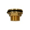 Varile - 3/4 inch brass tank feed-through thread fitting