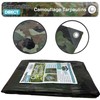 Camouflage Tarpaulin 1.8m x 1.2m 80gsm Tarp Waterproof Sheet for