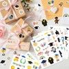 Graduation Stickers, Graduation Cap Stickers, 32 Sheets Congrats Grad Sticker