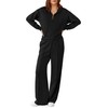 RUBZOOF Womens 2 Piece Outfits Sweatsuit Half Zip Sweatshirt Tracksuit