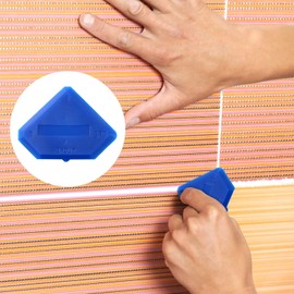 Outus 2 Pieces Caulking Tool Set Silicone Sealant Grout Tool for Kitchen Bathroom Floor Sealant Sealing(Blue)