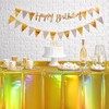 CZSYZCZS 54" x 108" Sequin Holographic Foil Tablecloths Plastic Tablecloths
