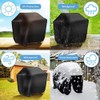 Weatherproof Grill Cover, Weatherproof Gas Grill Cover, Rainproof (145 x