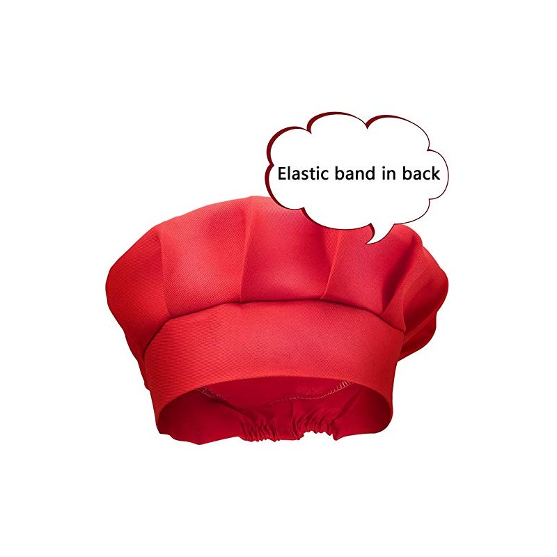 Falygda 4 Children's Apron and Chef Hat Sets, Adjustable, with