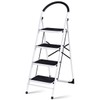 Nightcore 4 Step Ladder Folding Step Stool Platform, Multiuse Stepladder