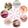 100Pcs Micro Applicators Brushes, Disposable Eyelash Extensions Mascara Wands Brush