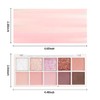 FeiCuiYun 10 Colors Eyeshadow Palette,Matte&Glitter&Shimmer Eyeshadow Makeup,Naturing-Looking,High Pigment Waterproof Eye
