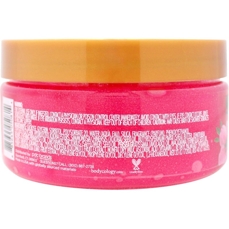 Bodycology Exfoliante Corporal de Azúcar, Cherry Blossom, 297 gr