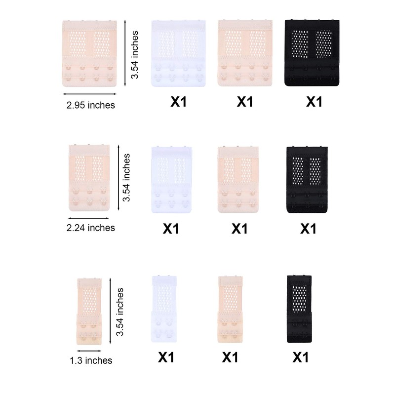Boao 24 Pieces Bra Strap Clips for Back Bra Strap