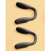Kygear 2 Pairs Black Silicone Replacement Nose Piece Compatible with