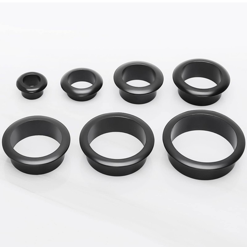 Qrity Cable Grommet Desk Plastic Cable Pass Diameter 35 mm