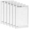 6 Pack To Do List Notepads, Daily Reminder Checklist (8.5