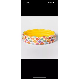 Sun Squad 3-Ring Inflatable Pool Flower - Sun Squad™