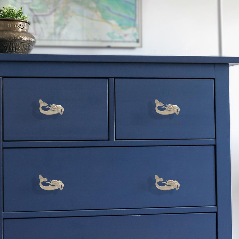 TG,LLC Mermaid Metal Drawer Pull Knob – Coastal Beach Home