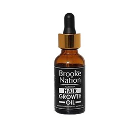 BrookeNation Natural Hair Growth Oil for Thickening & Repair