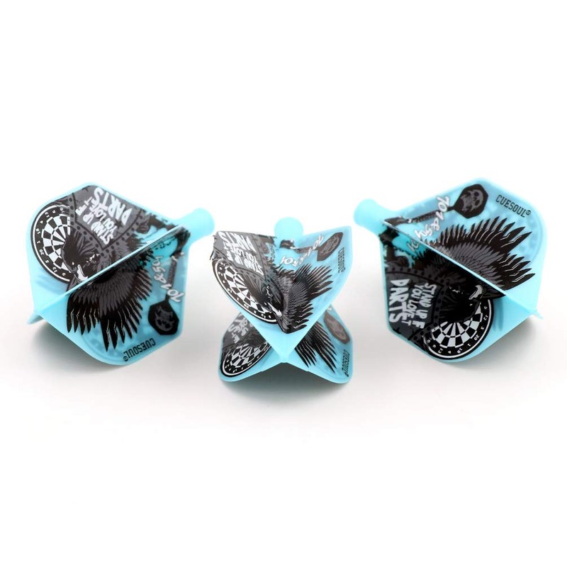 CUESOUL TERO AK4 Dart Flights Standard Shape with Attractive Pattern,