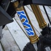 KYB Fork Stickers Suspension Decals Set (Yamaha Blue) (9x6.5)