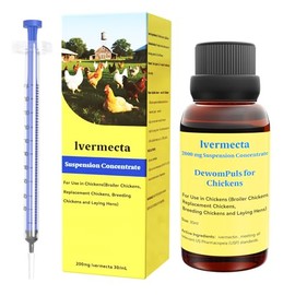 PREPAKU Poultry Chicken Supplies, Effective for Chickens of All Ages and Sizes 30 mL