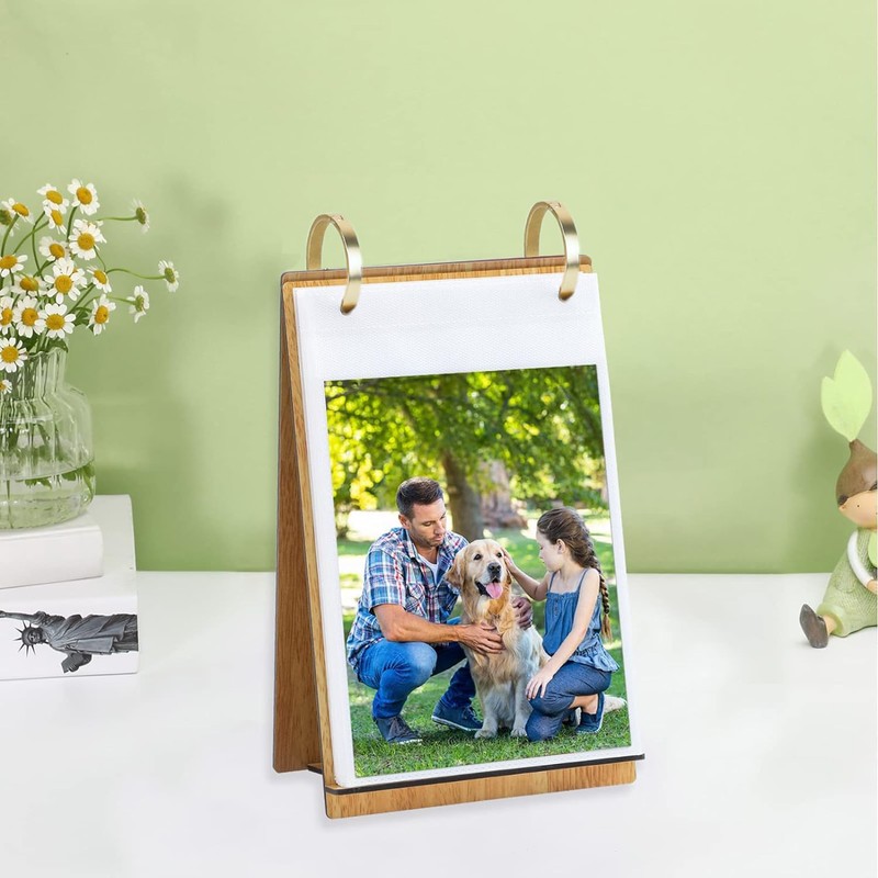 ZEEYUAN 4x6 Photo Frame Flip Photo Album 60 Pockets