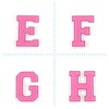 Terry Cloth Letter A-Z | Pink, White | 9.5 cm