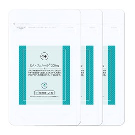 noi ピクノジェノール 200mg 3袋セット サプリメント フランス海岸松樹皮エキス 国産 ホーファーリサーチ社正規原料100% 28粒 100mg - 200mg