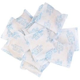 Sichler Haushaltsgeräte Silica gel: Dehumidifier, 25 x 10g silica gel, cotton bags, regenerable (universal dehumidifier, all-purpose dehumidifier, cabinet dehumidifier)