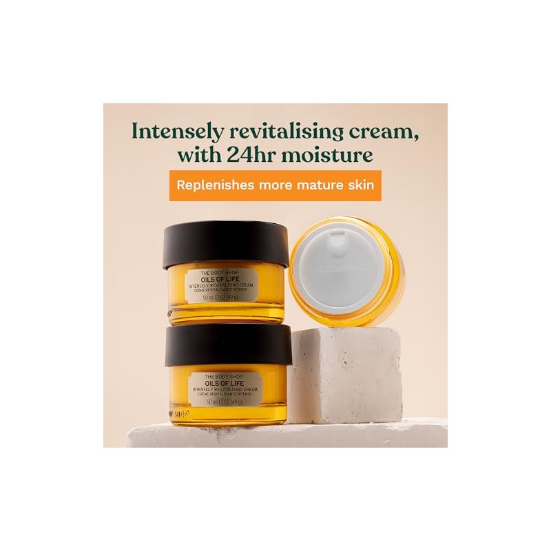 The Body Shop Oils Of Life Intensely Revitalizing Cream, 1.69