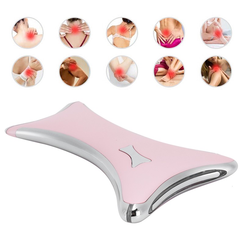 LED Electric Gua Sha Board USB Vibration Heating Scraping Massager