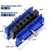 BLEKOO Self Centering Doweling Jig Kit, Drill Jig For Straight