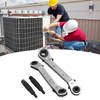CT122 Refrigerator Ratchet Wrench 1/4 3/16 5/16 3/8 Stainless Steel