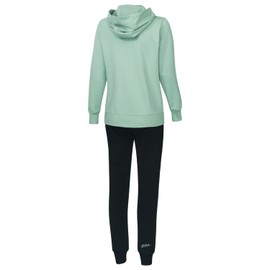 Erima Women's Hooded Tracksuit, Mint/black