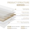 Ntrniva Beige Stone Effect Finger Tile Stickers, 3D Gel 20