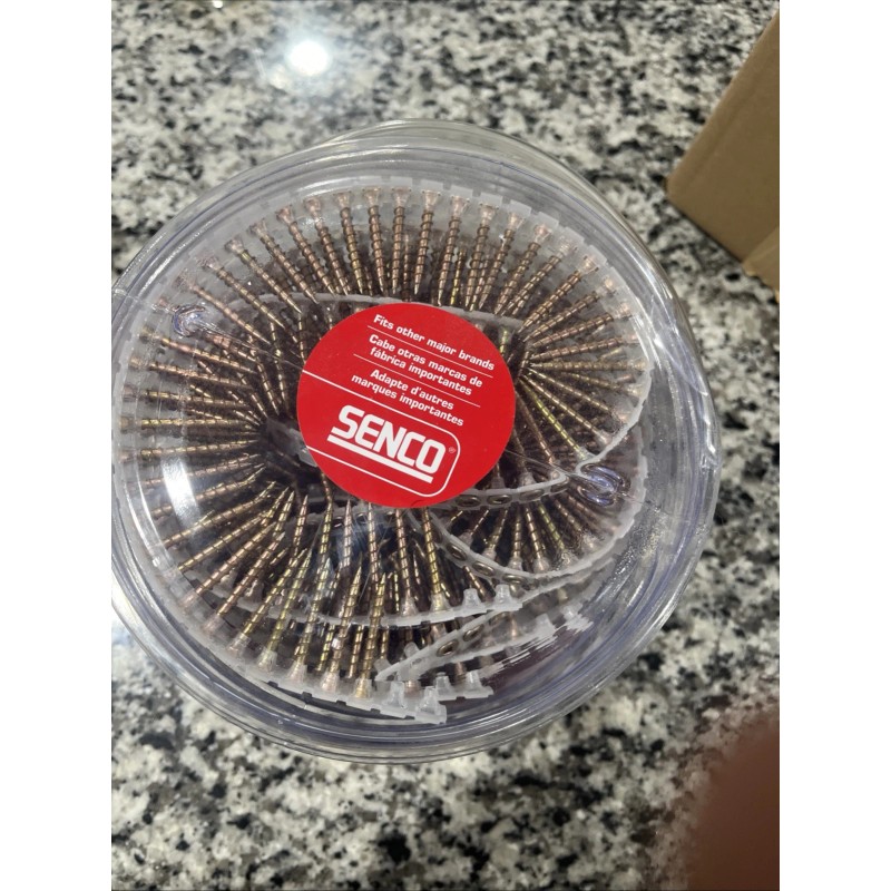 SENCO 08F150Y Duraspin #8 X 1-1/2-Inch, Wood to Wood Collated