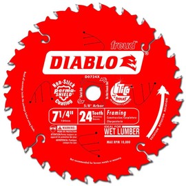 Diablo D0724X 7-1/4" Saw Blade With 24 Teeth6