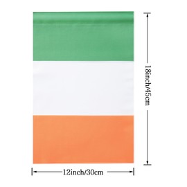 Ireland Flag Irish Garden Flags,International World Country Nation Garden Flags, Celebration Parade Flags,Anniversary Celebration,Indoor and Outdoor Flag, Double-Sided.