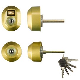 LIXIL DGZZ1033 TOSTEM Door Lock Set (Yushin MH Cylinder) Gold