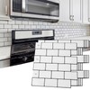 Art3d 10-Sheet Backsplash Tile for Kitchen Peel and Stick, 12"x12"