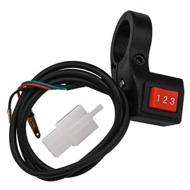 REBEKAMODS 3-Speed Module Switch - 22mm 7/8in Handlebar Electric Switch for E-Bike, Motorcycle, Scooter