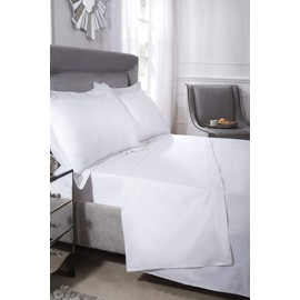 Emma Barclay 400 Thread Count Cotton - Extra Deep Fitted Sheet in White - Double