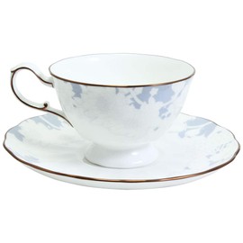 NARUMI(ナルミ) Rose Blanche Cup & Saucer 210cc Blue Floral Pattern Elegant & Cute Tea & Coffee Use Gift Boxed 52187-6792