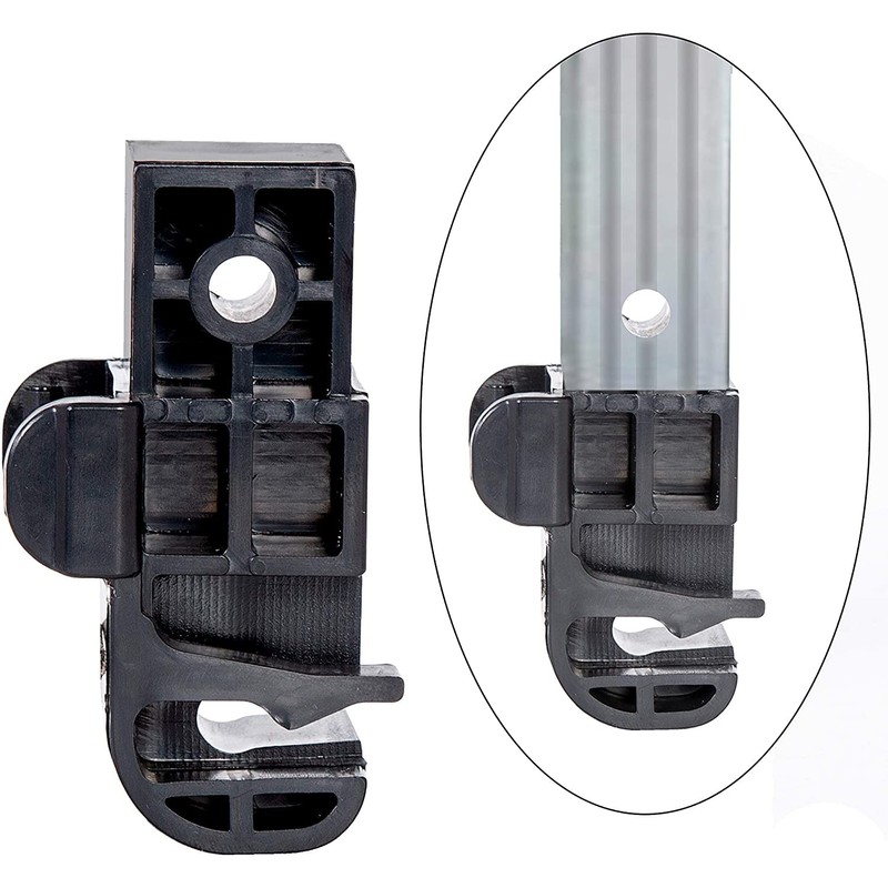 HECASA Black Pontoon Bimini Top Latch Plastic Connector Bracket Replacement