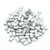 100pcs 1.2mm Aluminum Sleeves Crimping Loop Sleeve Double Ferrules Type
