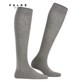 FALKE Women's Family W KH Sustainable Cotton Long Plain 1 Pair Knee-High Socks, Grey (Greymix 3399) new - eco-friendly, 5.5-8