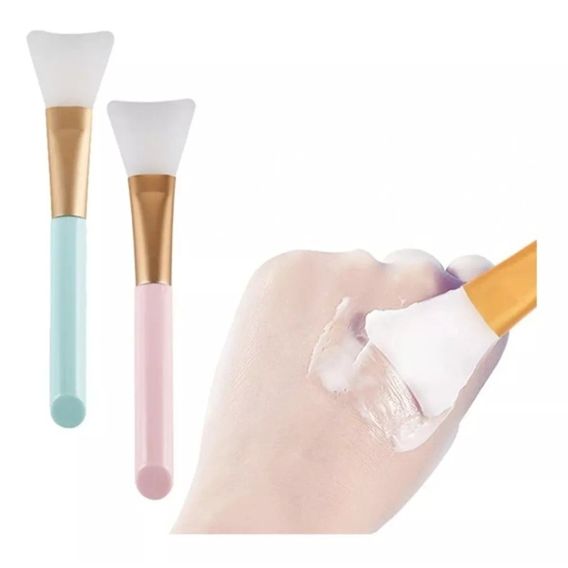 Veraly 3 Pinceles Faciales De Silicona Aplica Mascarillas Cremas